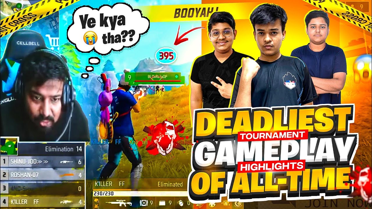 Deadliest Gameplay of All-time | Tournament india | Freefire