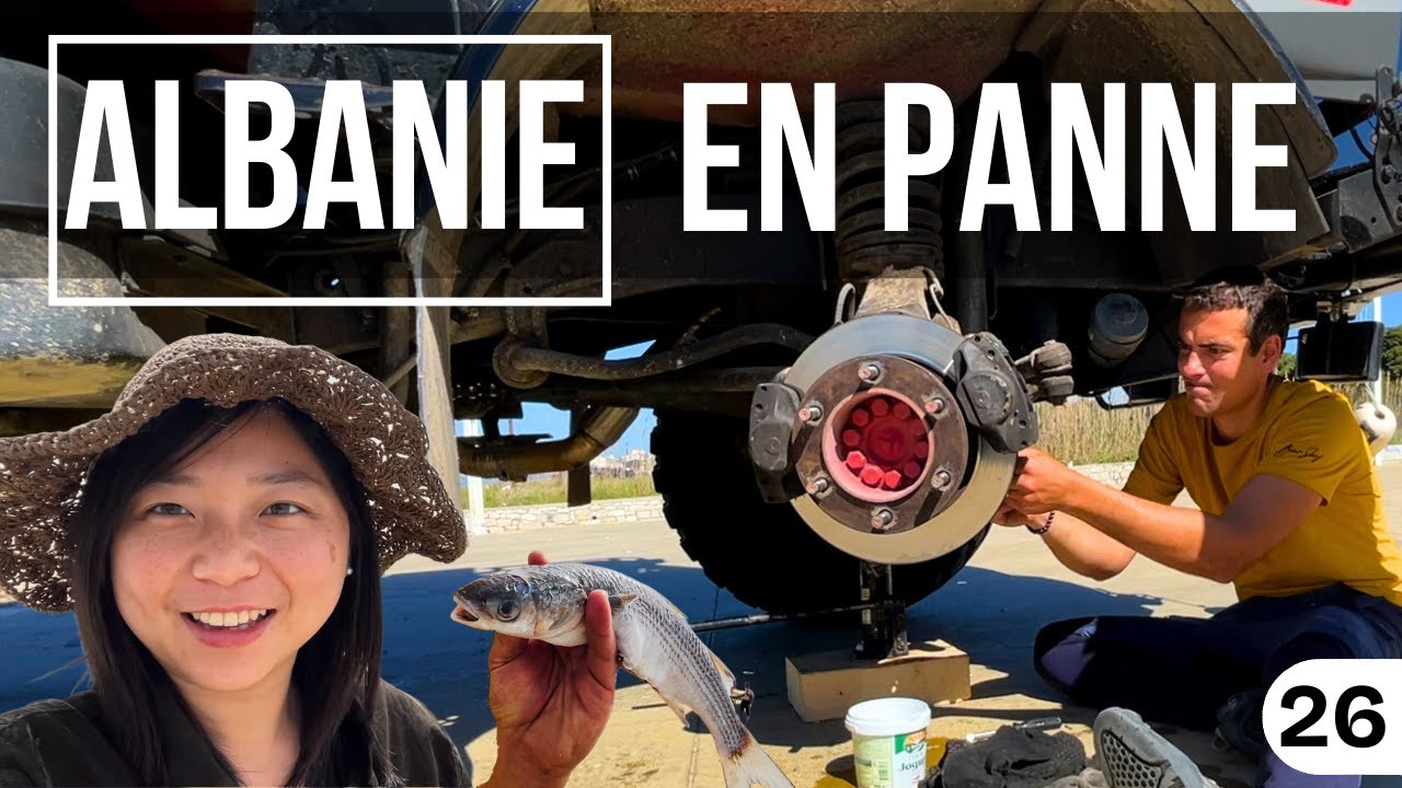 Immobilisés ❌ sur la plage après avoir échappé à la noyade 🌊 en Albanie.