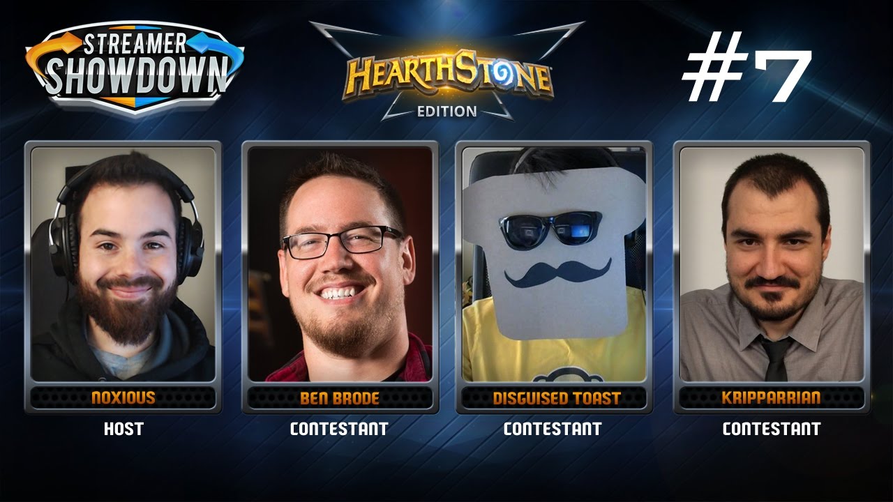 Streamer Showdown #7 Hearthstone (feat. Kripparrian, Ben Brode, Disguised Toast, & Noxious)