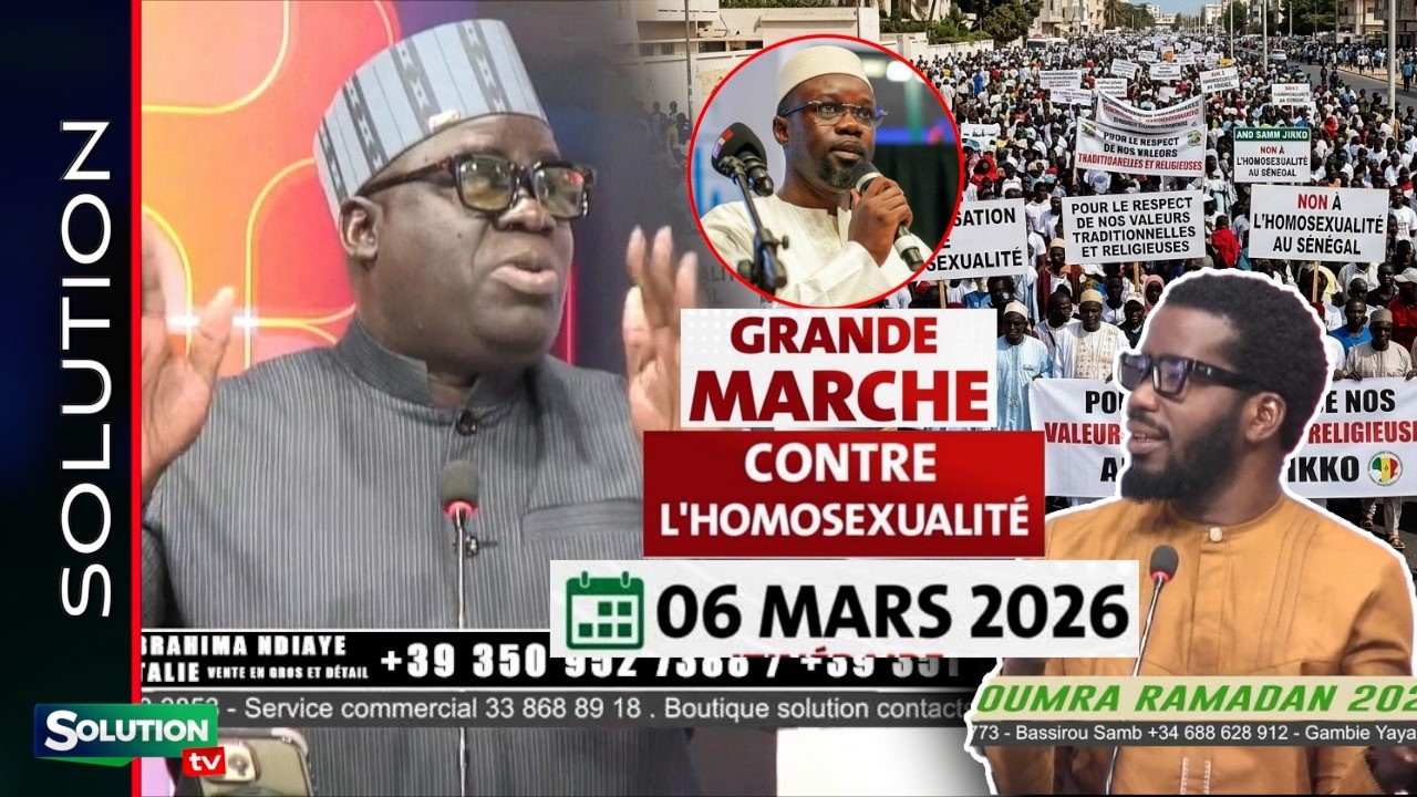 LOI SUR L'HOMOSEXUALITÉ MODAP EN BOUCLIER...SONKO KÉNE DOUKO LAAL...SA NDIOGOU FREINE BAYE ASSANE MA