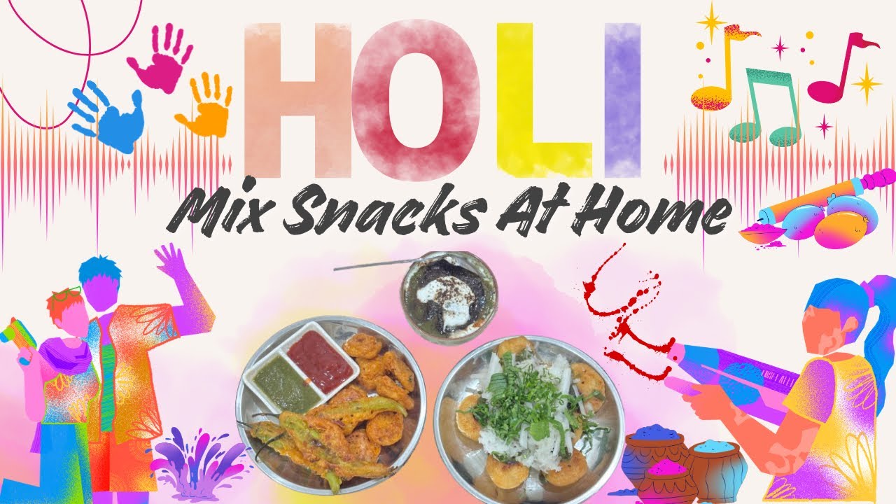 Holi Se Pehle Banaye Special Snacks 😍 | 3 Tasty Snacks From Urad Dal | Dahi Vada, Bhajiya #vlog 57