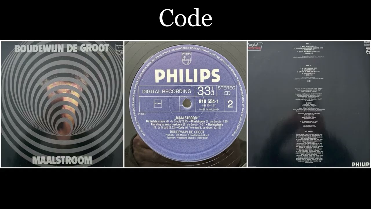 Boudewijn de Groot - Maalstroom - 10 Code