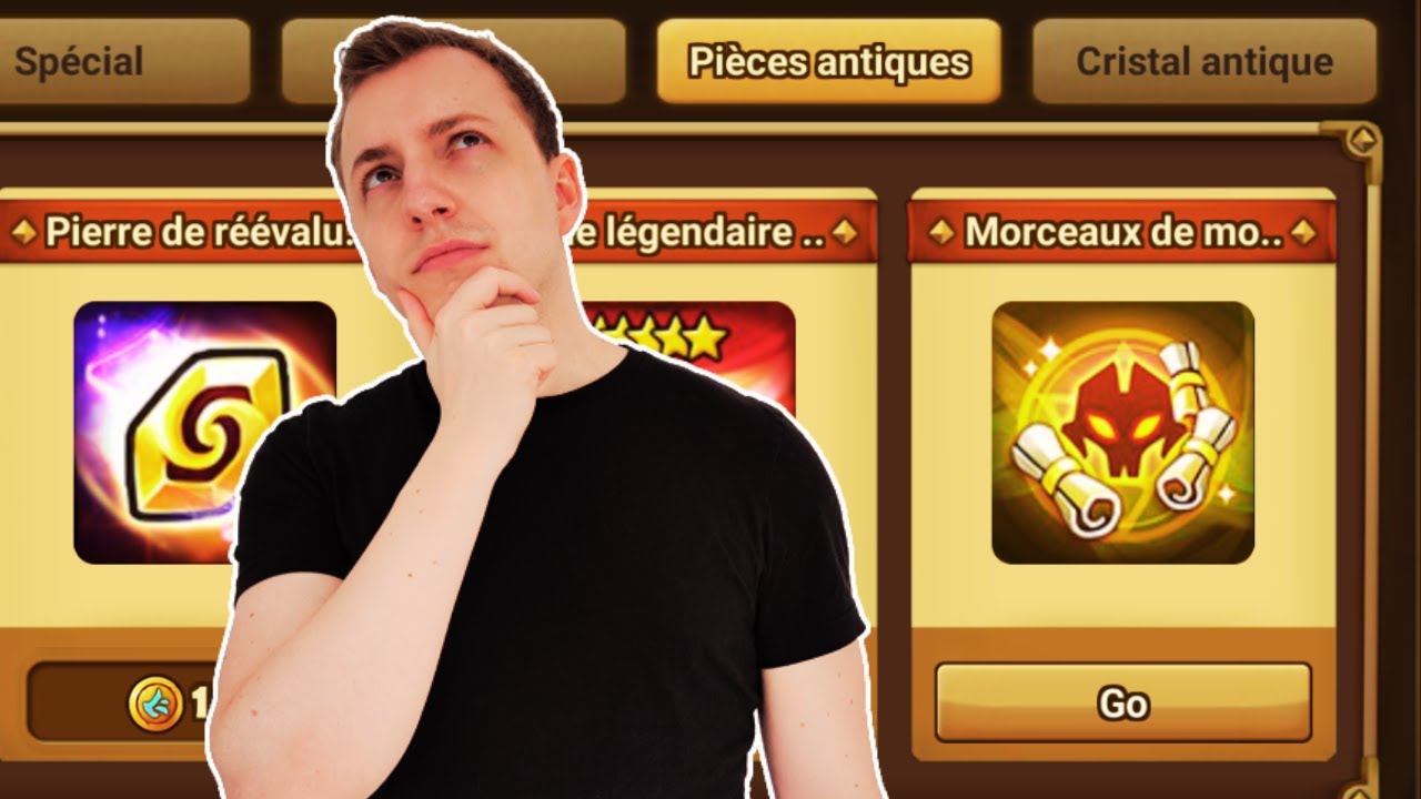 COMMENT BIEN DÉPENSER SES CRISTAUX ANTIQUES / PIÈCES ANTIQUES ! (Summoners war)