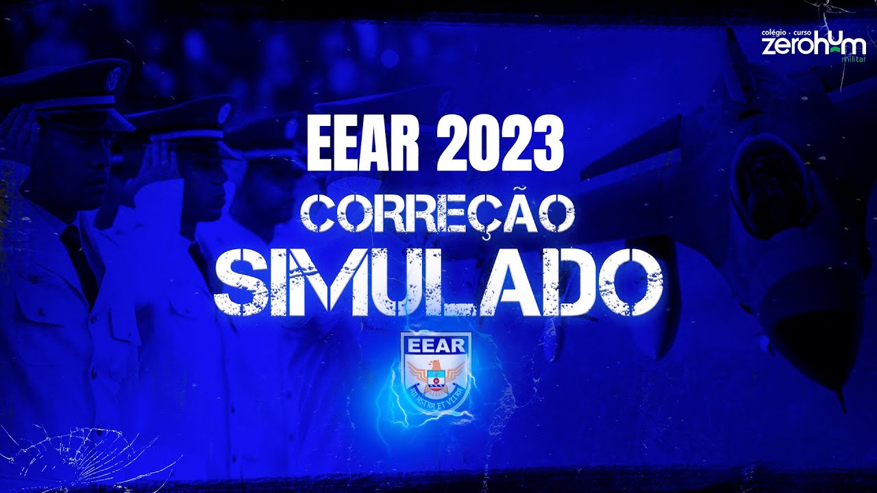 CORRE&Ccedil;&Atilde;O SIMULADO EEAR - 2023