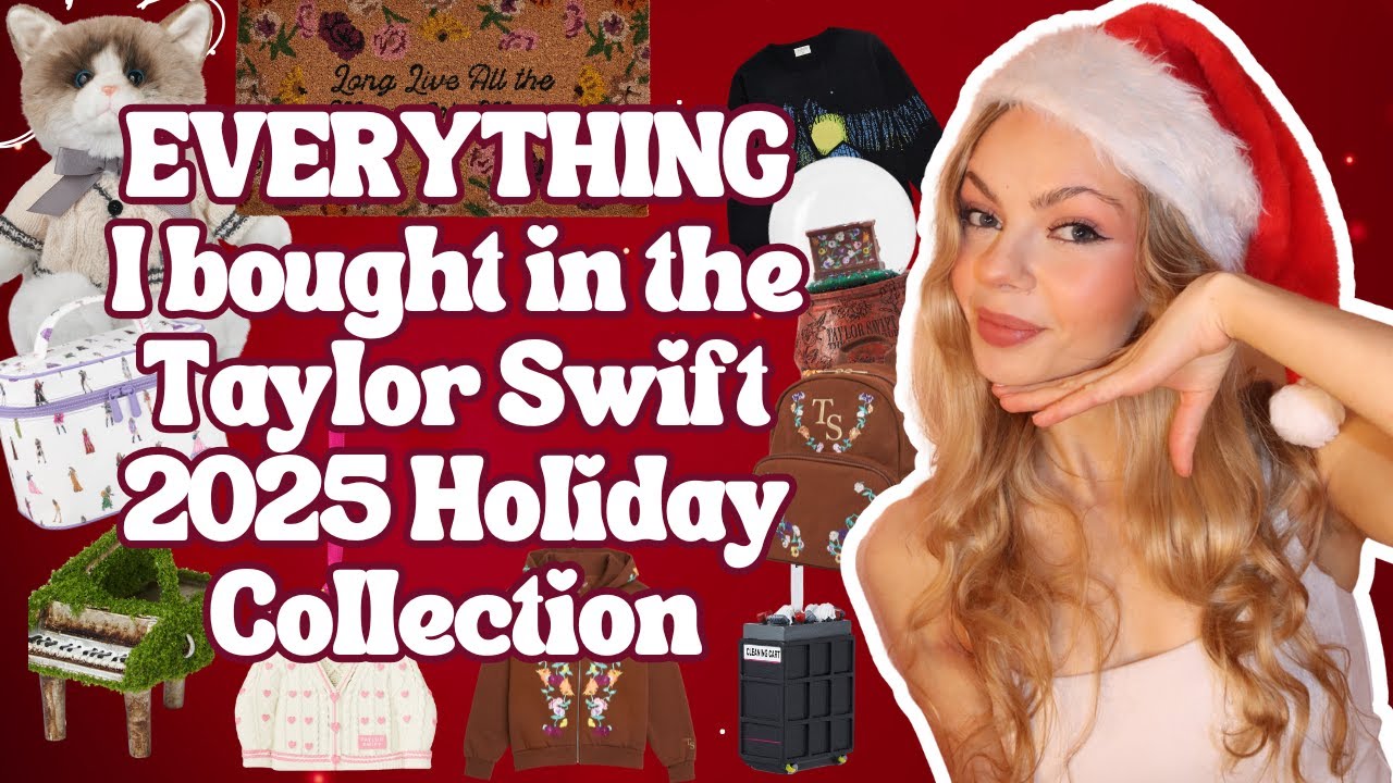 ВСЁ, ЧТО Я ПОКУПАЛА из праздничной коллекции Тейлор Свифт 2025 года | Swiftmas и Vlogmas