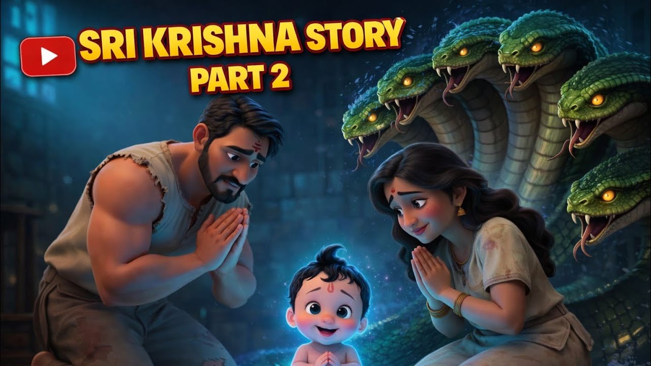 श्रीकृष्ण जन्म कथा | अन्धकारमा जन्मिएको उज्यालो | Krishna Birth Story in Nepali | Part 2