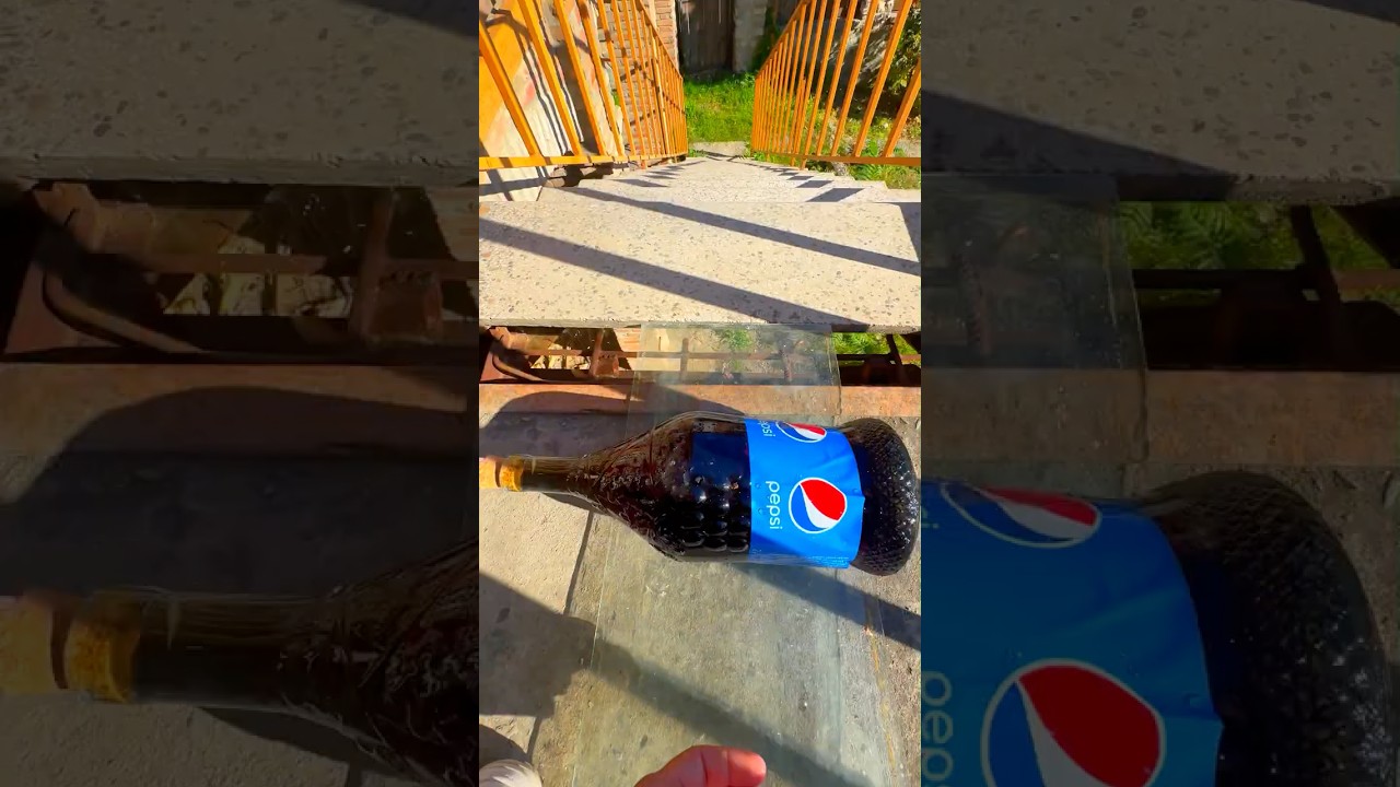 Breaking glass bottles ⚠️🔥 Crushing Crunchy & Soft Things! #shorts #asmr.