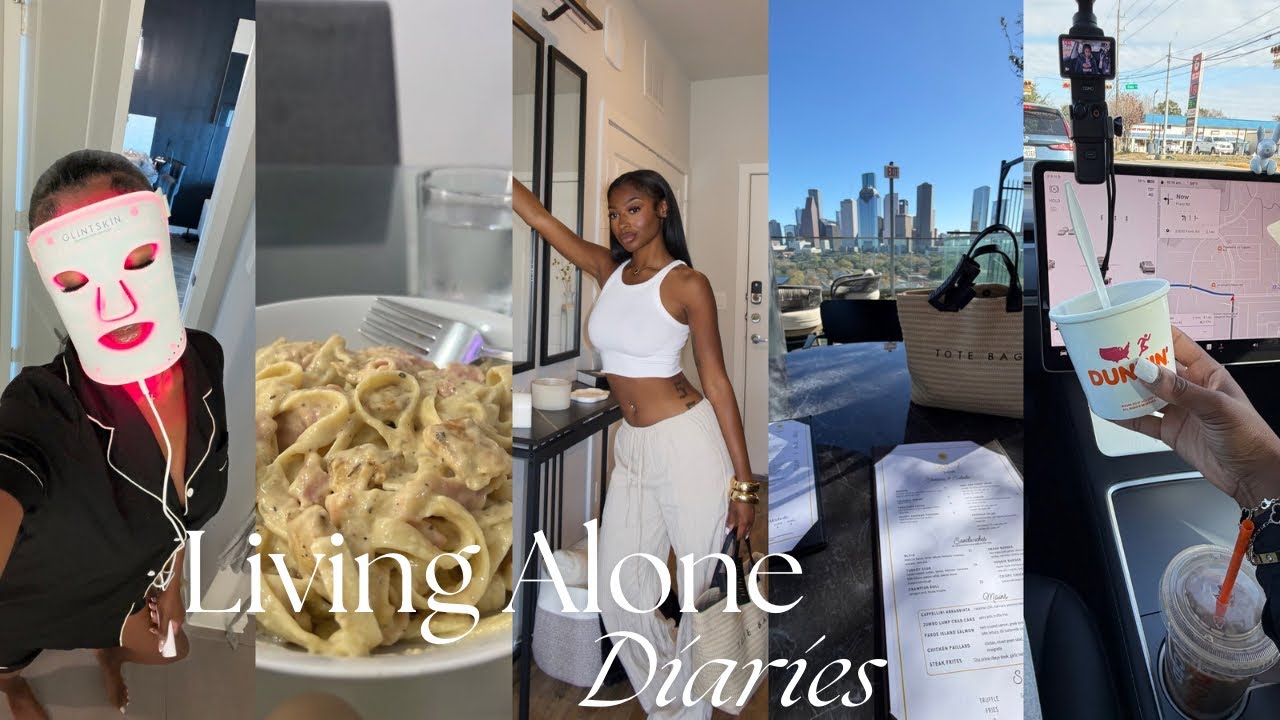 Living alone diaries | dilly dallying in Houston, A DATE… with myself, cooking + car rides with Ava!