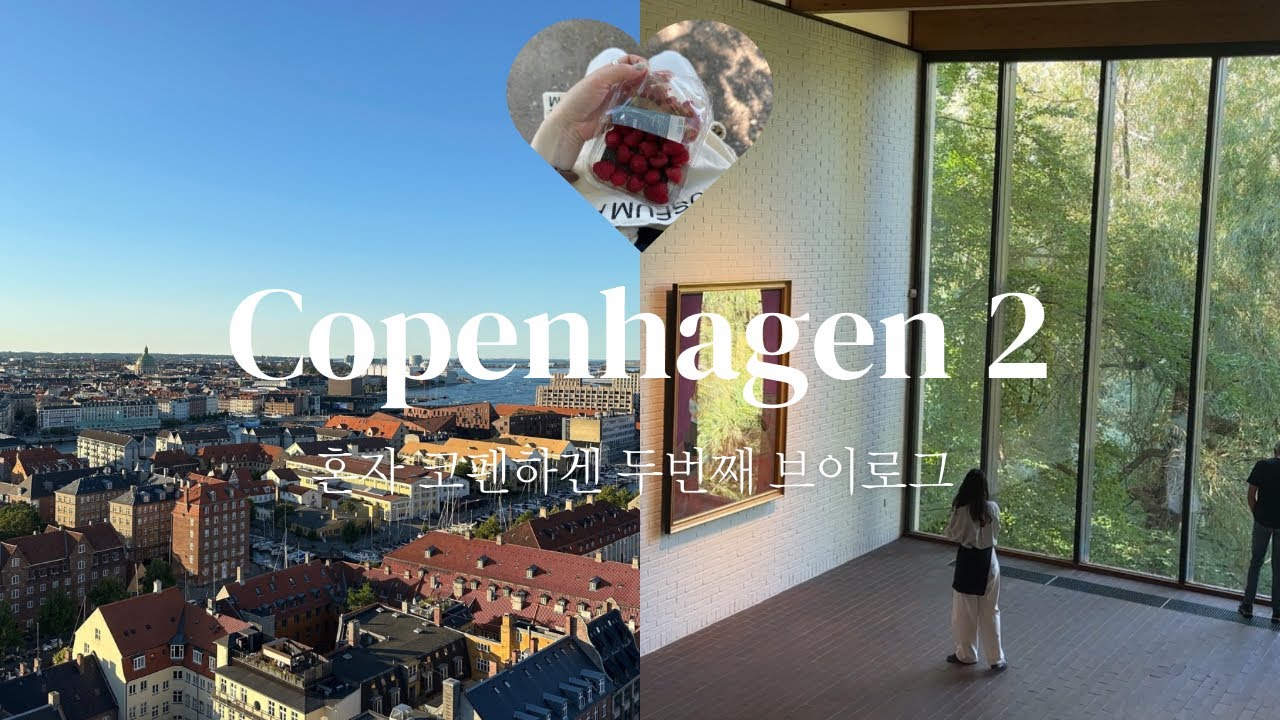 🇩🇰혼자 덴마크 코펜하겐 여행 2 | 코펜하겐카드로 여행하기 | 코펜하겐 전망대 | 루이지애나미술관 ✧･ﾟ: *✧･ﾟ