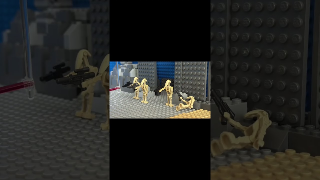 212th battle vs the Droids #lego #starwars #legostarwars #funny #stopmotion #memes #clonewars #fyp
