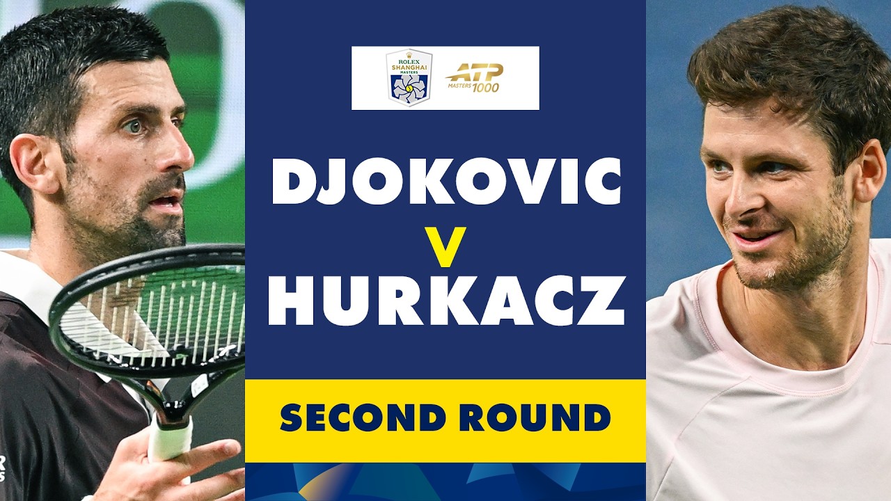 Новак Джокович против Хуберта Хуркача &mdash; лучшие моменты | Rolex Shanghai Masters 2026