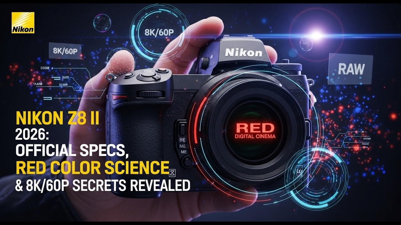 Nikon Z8 II 2026: Official Specs, RED Color Science & 8K/60p Secrets Revealed!