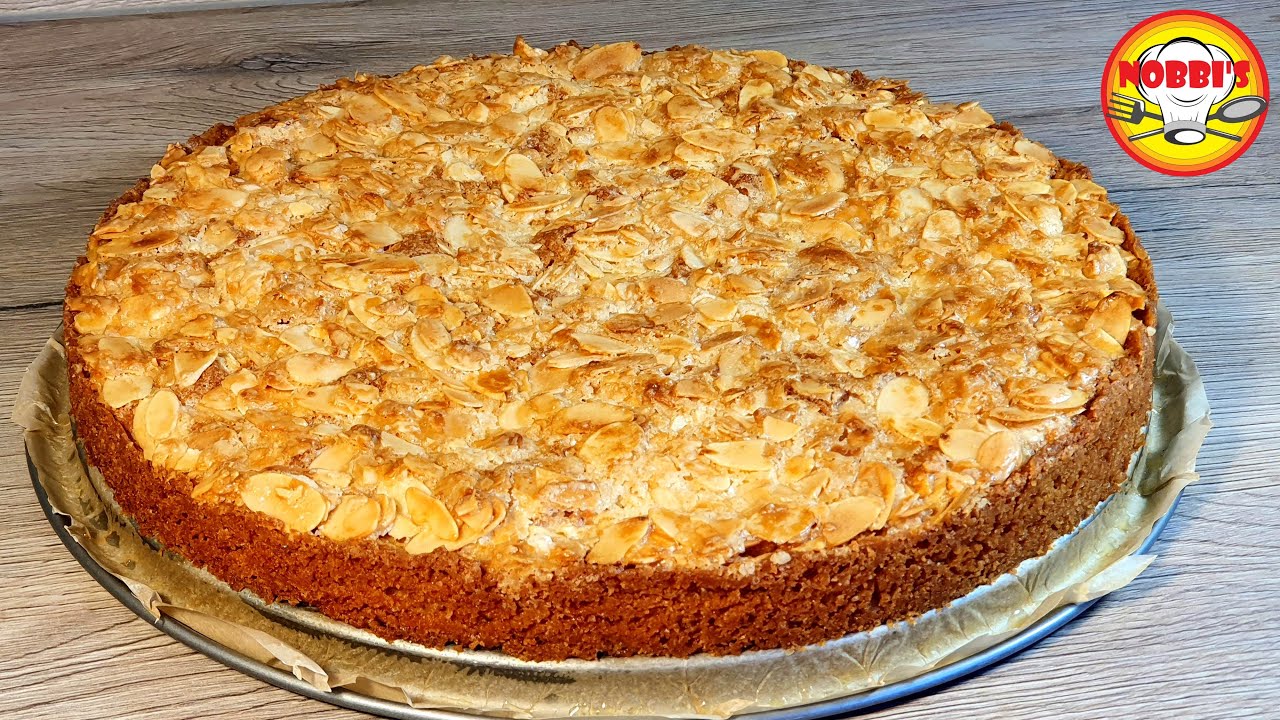 Голландский масляный пирог с хрустящей миндальной корочкой