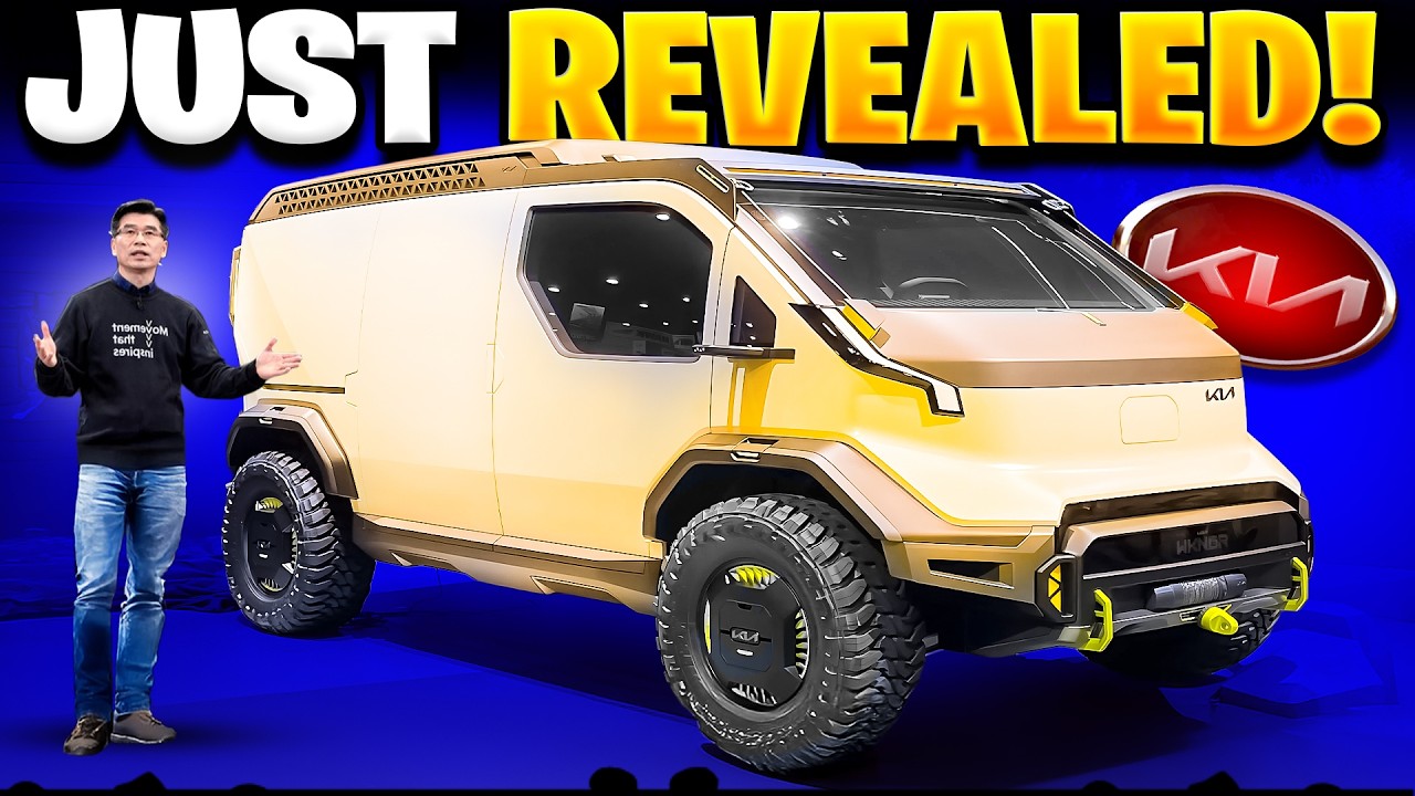 ALL NEW $14,000 Kia WKNDR Camper Van SHOCKED The Entire Industry!
