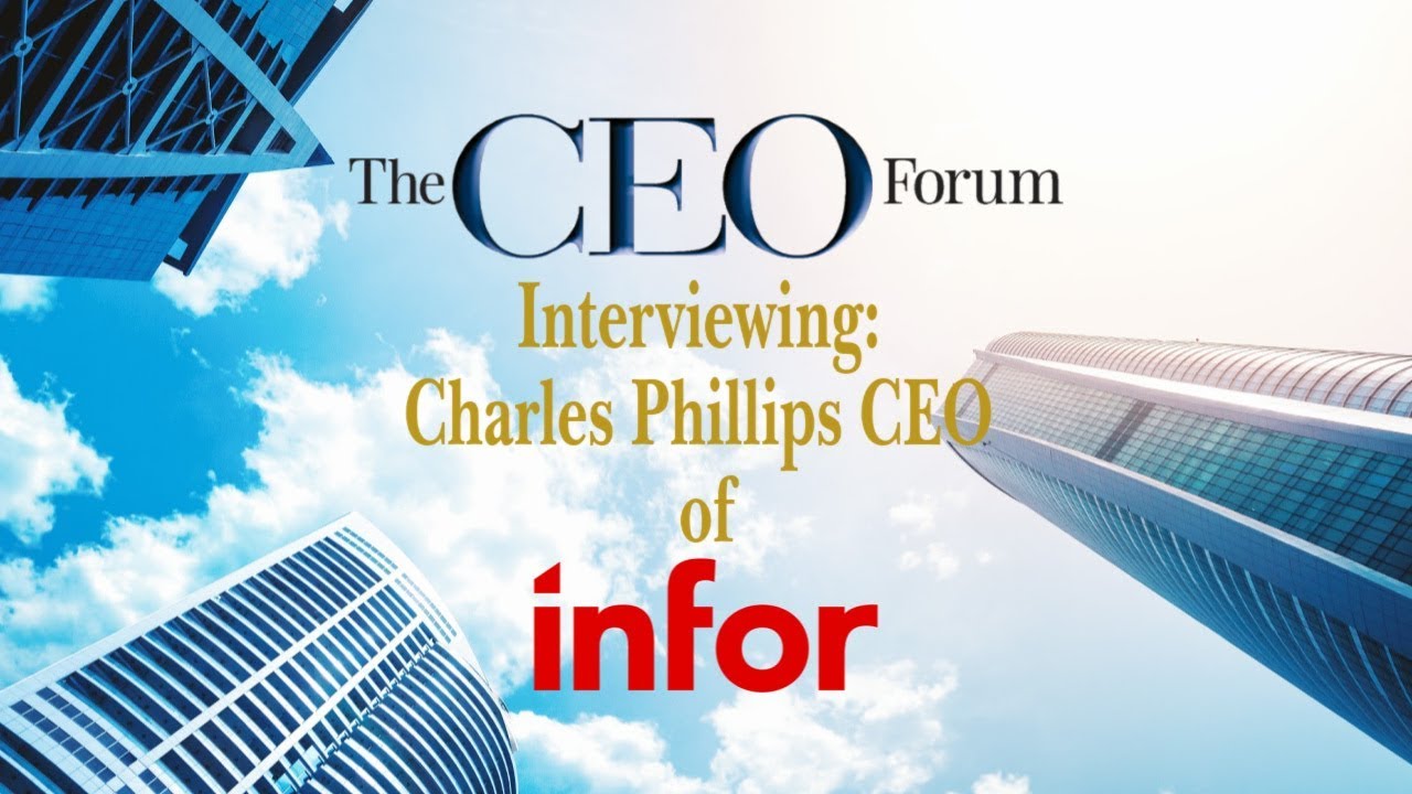 Charles Phillips CEO of Infor advice on CEOs who want to become involved in technology