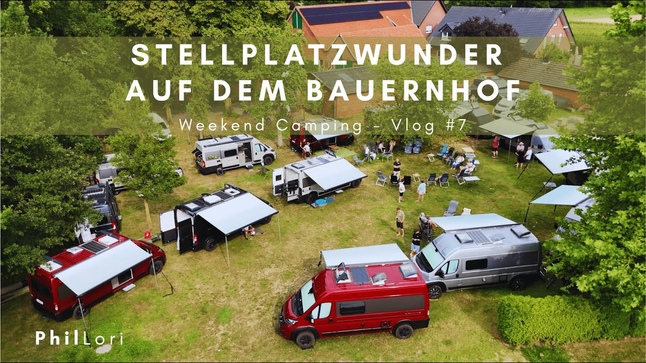 Stellplatzwunder auf dem Bauernhof/Weekend Camping-Vlog #7