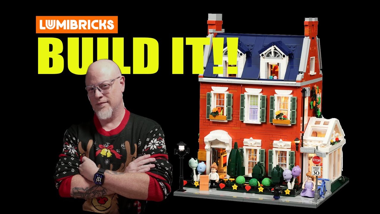 Lumibricks 15009 Redbrick Row House - Lets Build It!