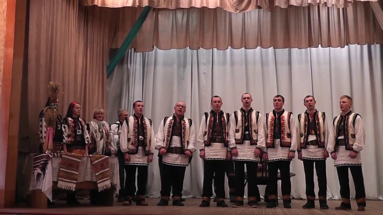 Колядує Саджавка.Фольклорний колектив 