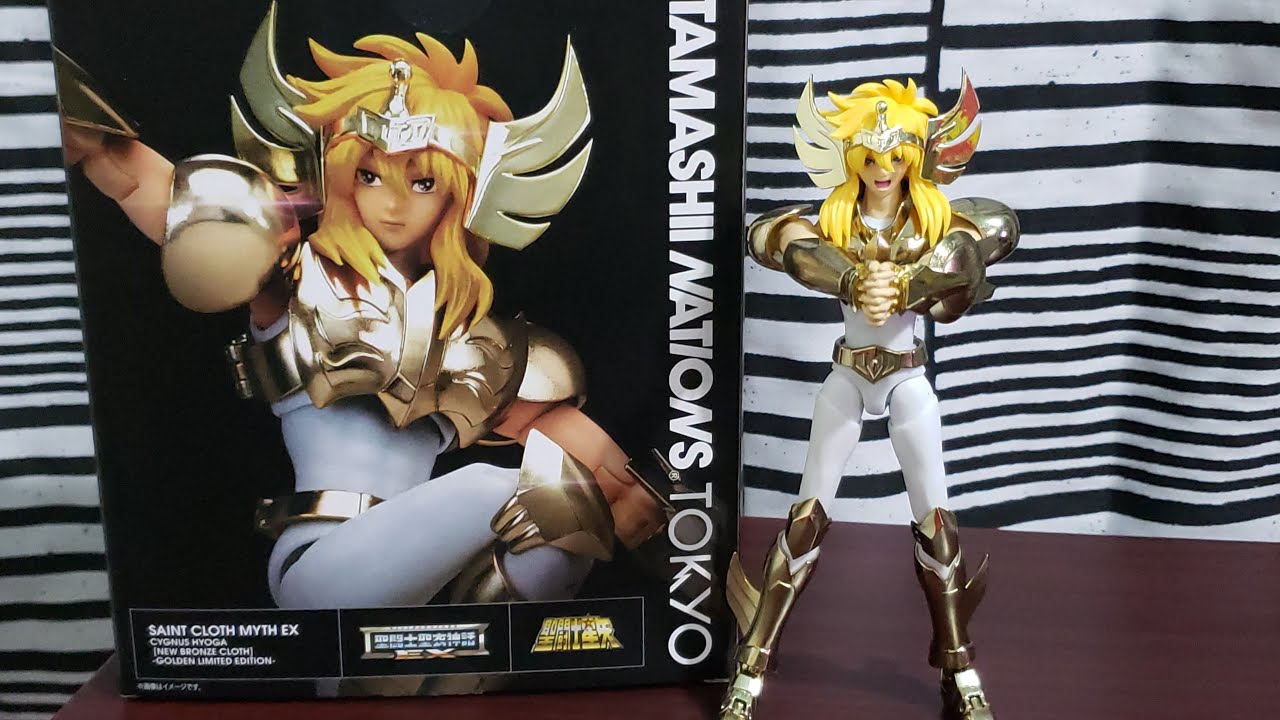 CYGNUS HYOGA Unboxing New Bronze Cloth Golden Limited Edition Tamashii Nations Tokyo