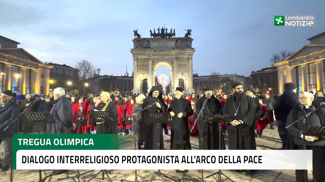 Tregua olimpica: dialogo interreligioso protagonista all’Arco della Pace
