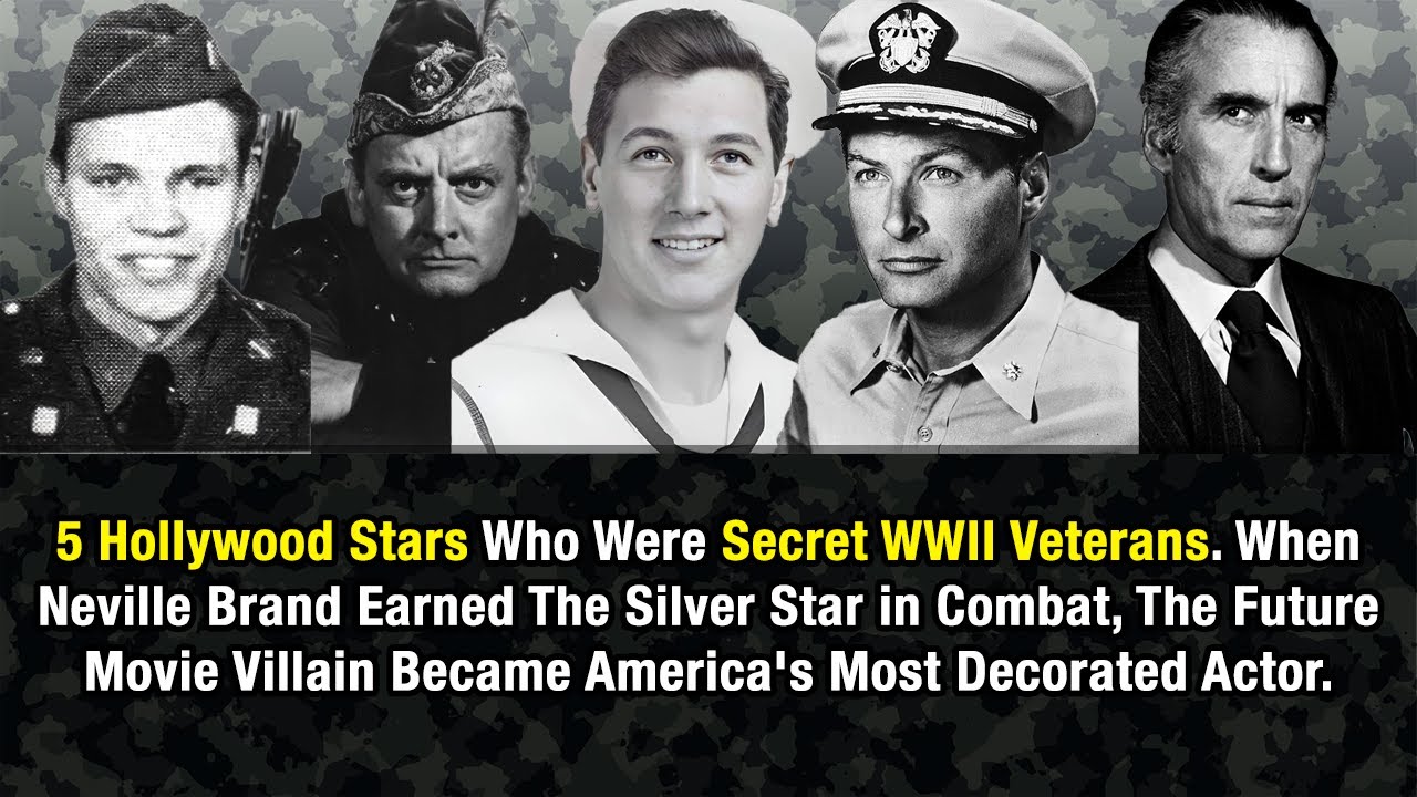 These 5 Famous Actors Were Real Combat Veterans - Hollywood's Hidden War Heroes Revealed