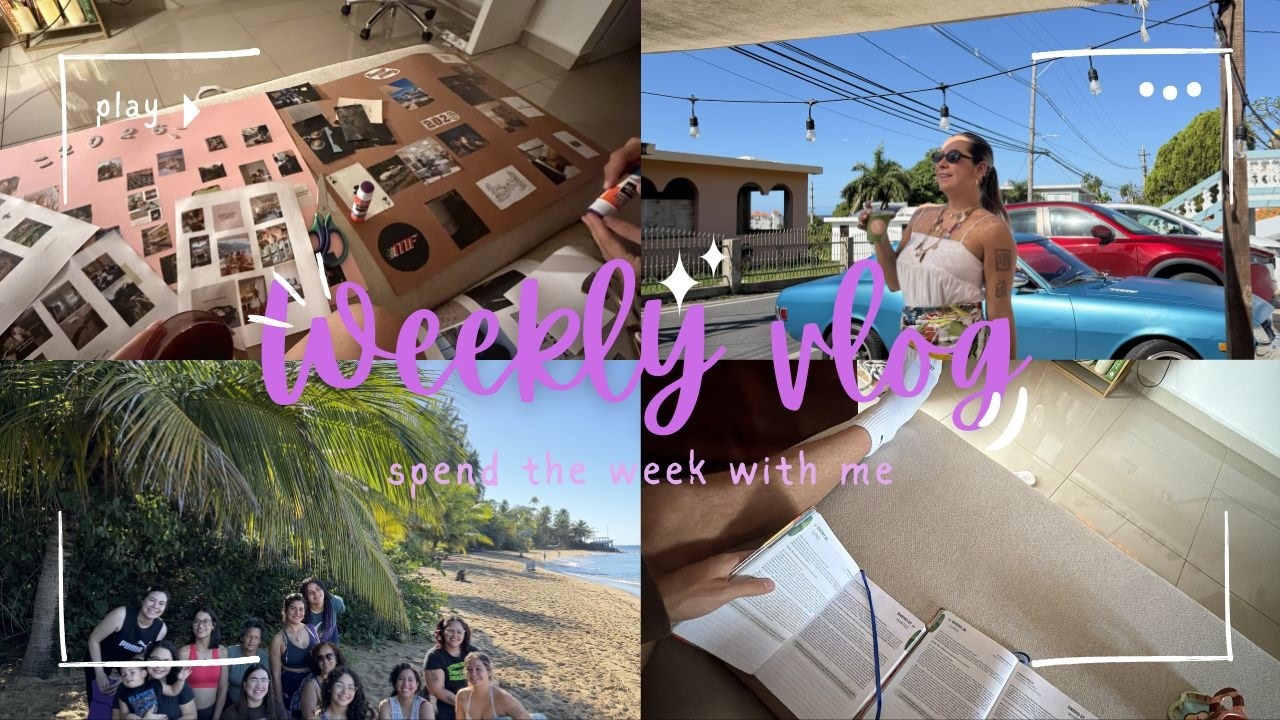Weekly vlog 🥭🌴⭐️🚙🤍