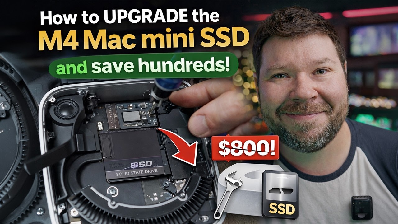 How to UPGRADE the M4 Mac mini SSD and save hundreds! (Step-by-Step Guide!)