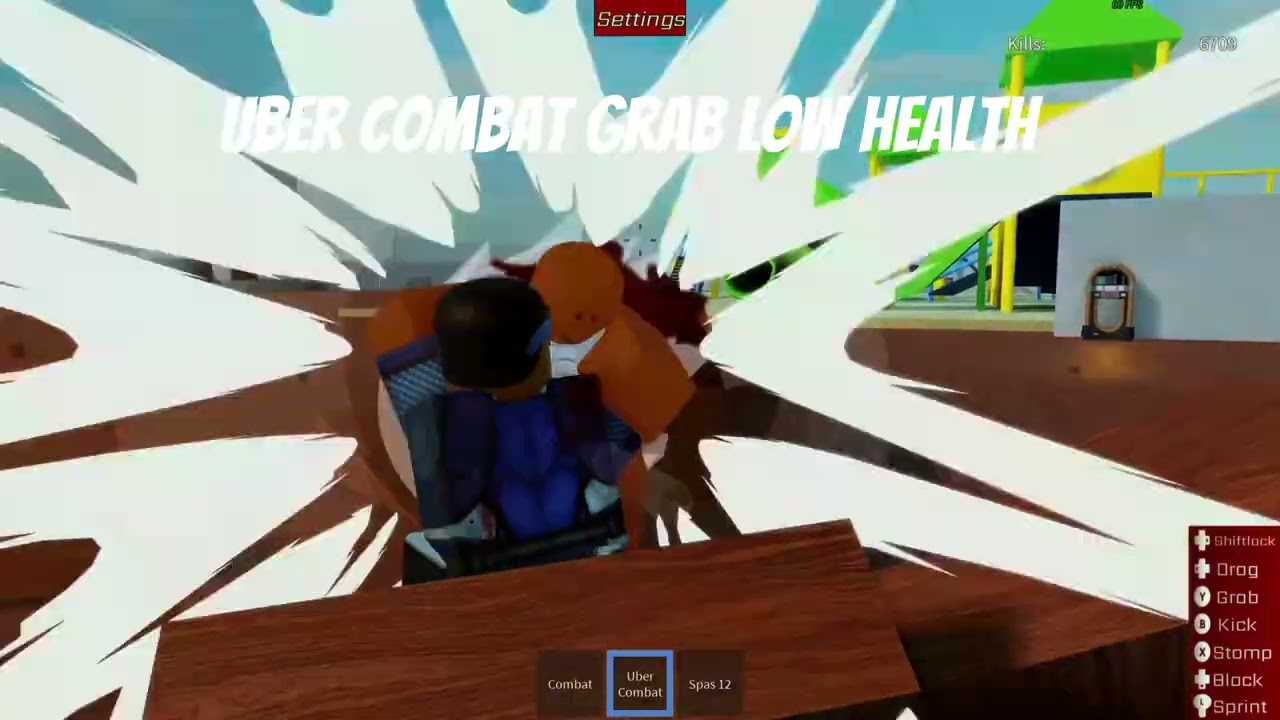 All grabs in Bloody Playground (Roblox)