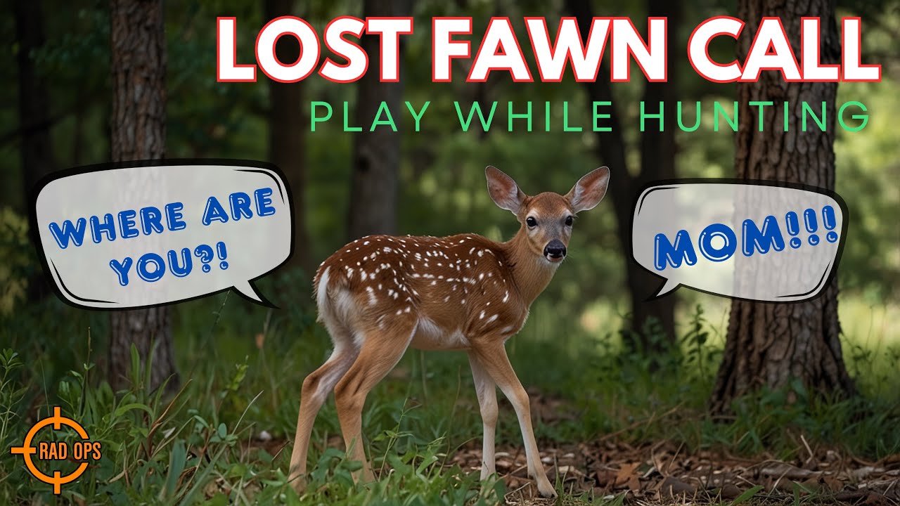 Sound Only: Fawn Gets Lost Screams For Mom (Play While Hunting Deer + Predator)