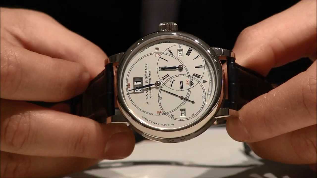 A. Lange & Sohne Richard Lange Perpetual Calendar  Terraluna Watch Hands-On | aBlogtoWatch