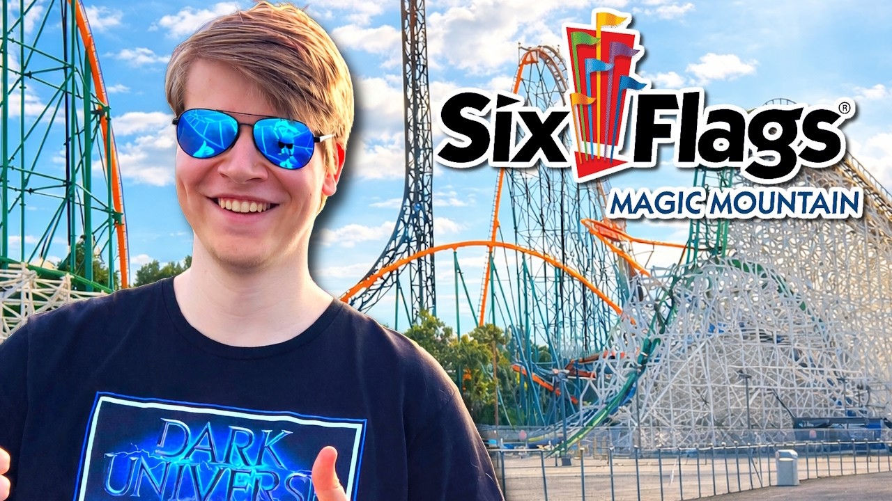First Time at Six Flags Magic Mountain!
