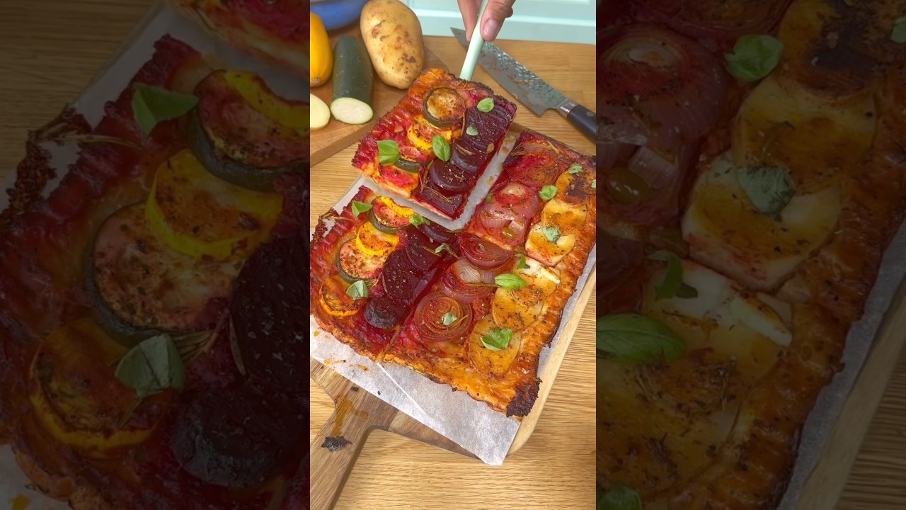 Upside Down Ratatouille Tart