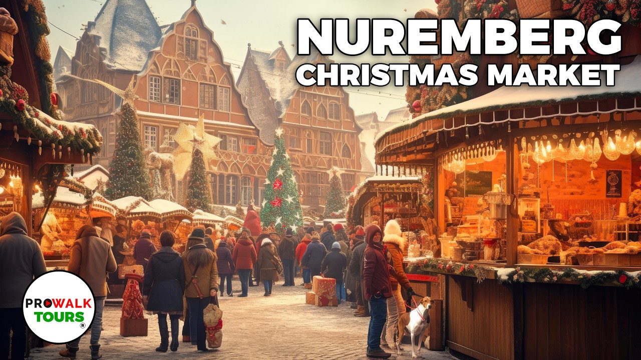 Nuremberg Christmas Market Tour | Christkindlesmarkt in HDR