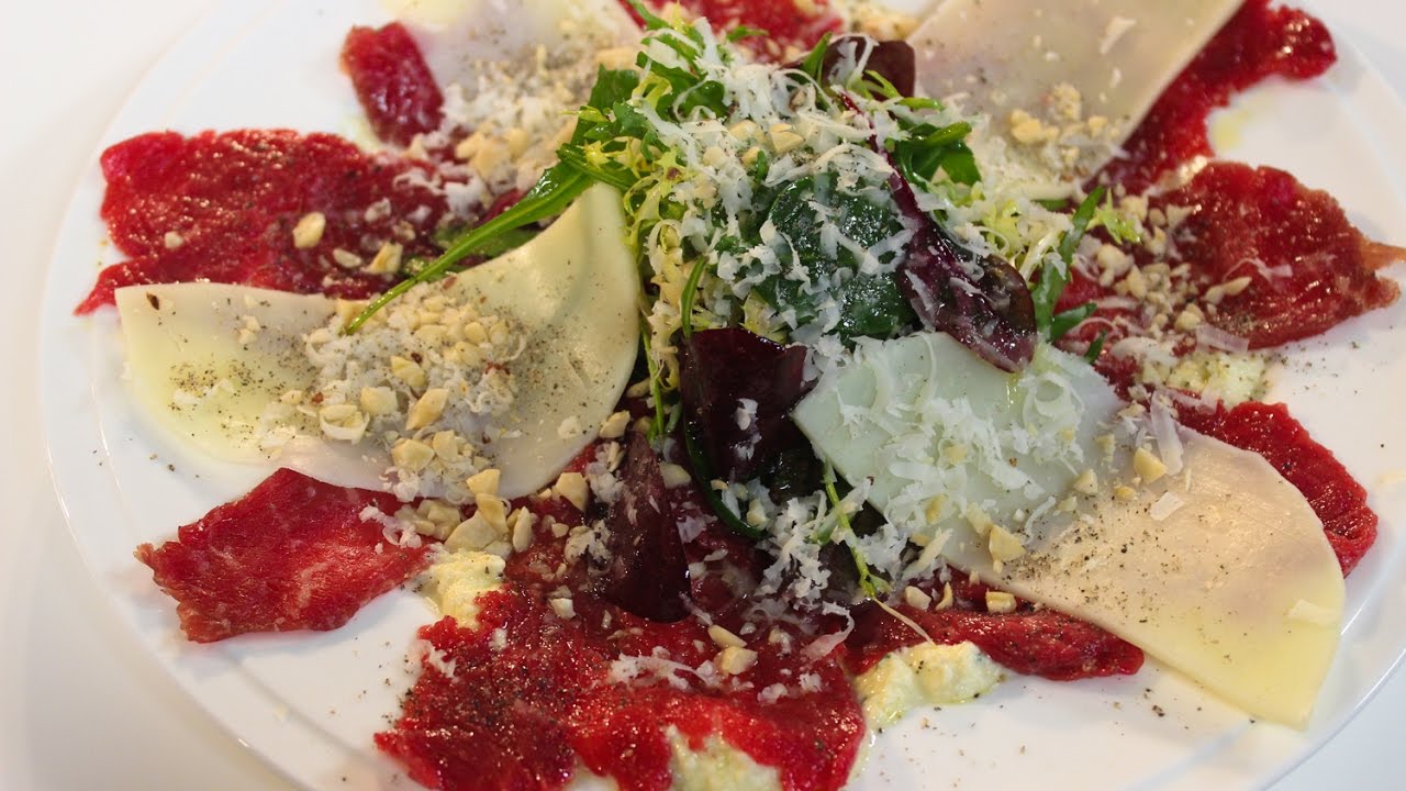 De garde van Gert met Peppe Giacomazza - Rundscarpaccio met mascarponecrème