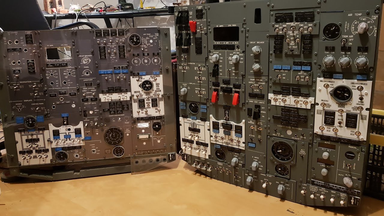 Homecockpit 737 Overhead Panel (Part 1)