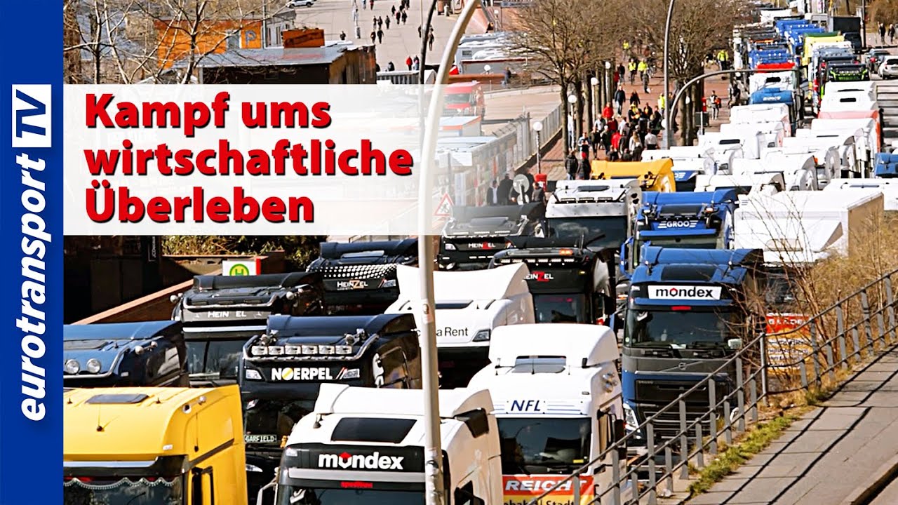 Lkw-Demos | Wie die Transportbranche k&auml;mpft