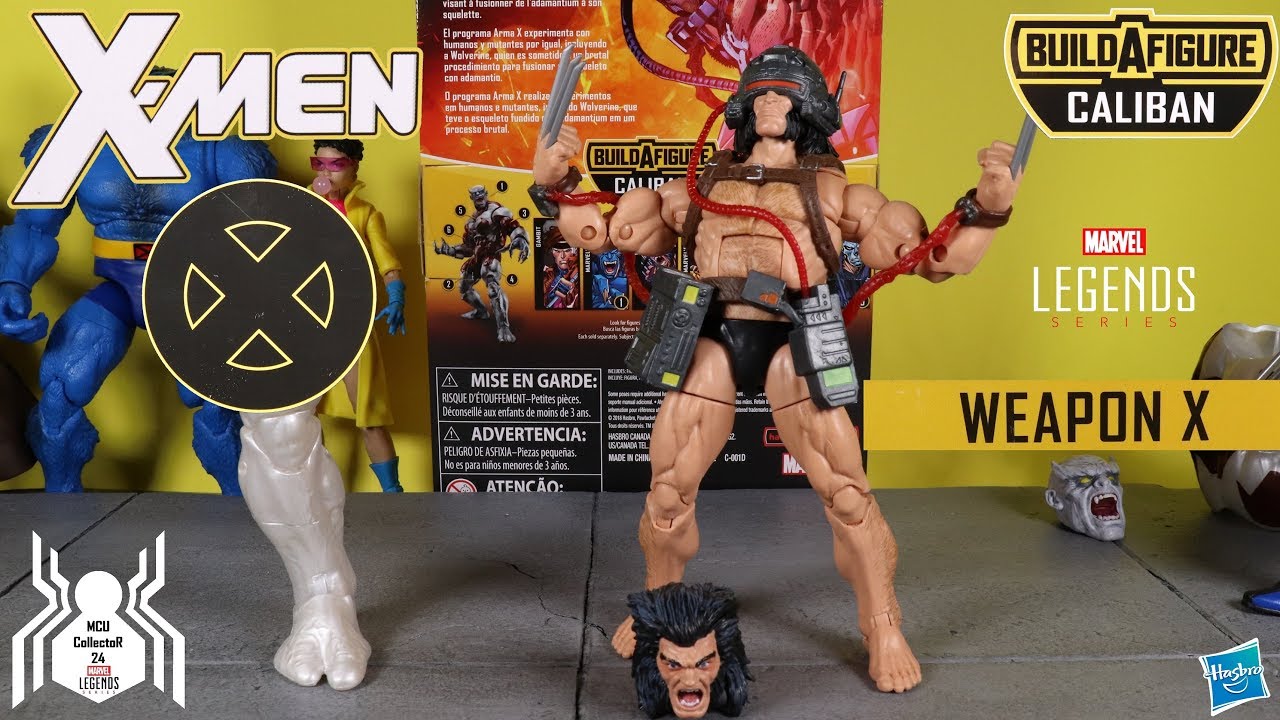 Marvel Legends WEAPON X Wolverine  X-Men Wave 4 Caliban BAF Figure Review
