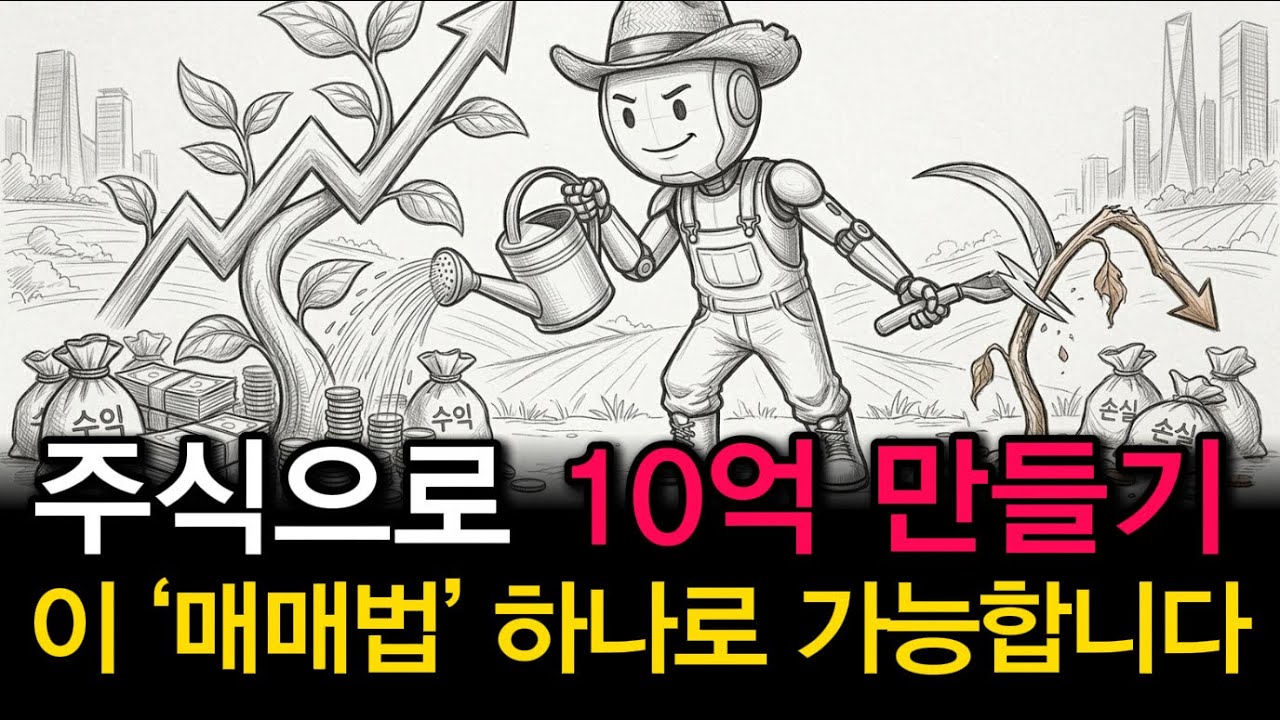 167년 걸려 10억 모으실 건가요? 이 '매매법' 하나만 알아도 10억 벌 수 있습니다