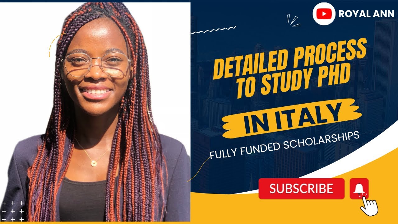 PhD Application Process in Italy| Fully funded scholarships| Study in Italy 2024