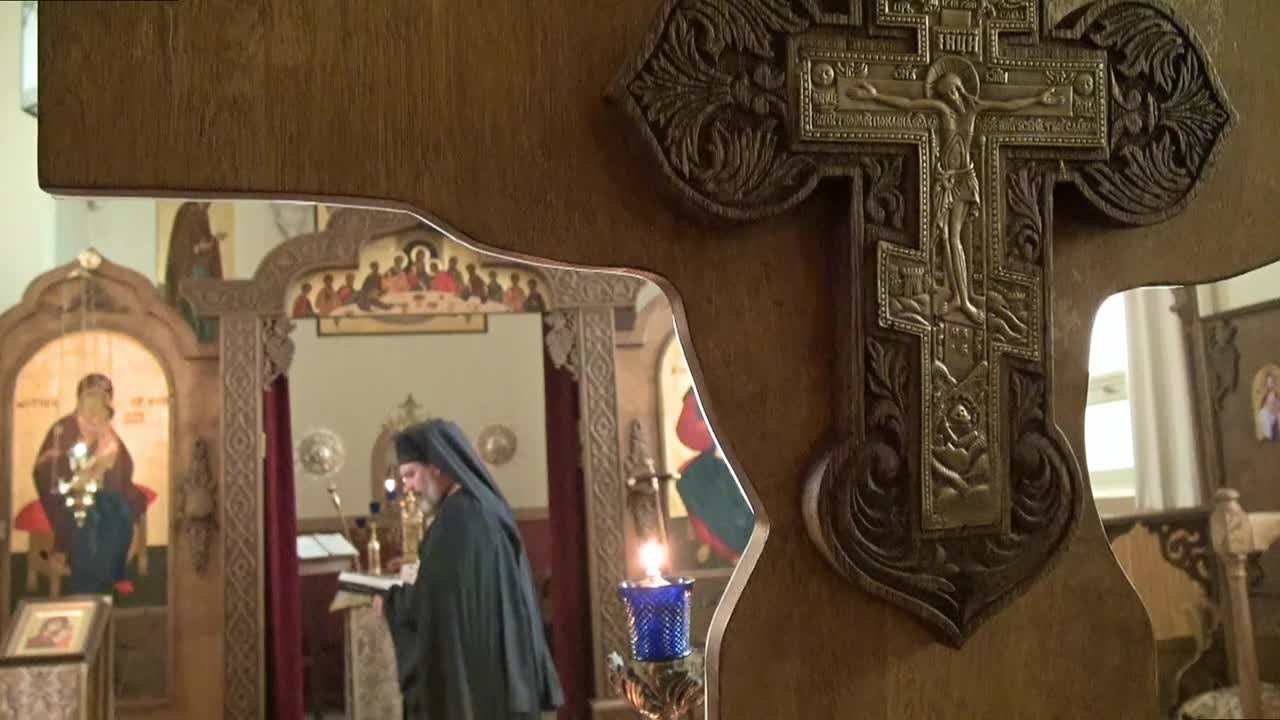 Inside Holy Resurrection Monastery