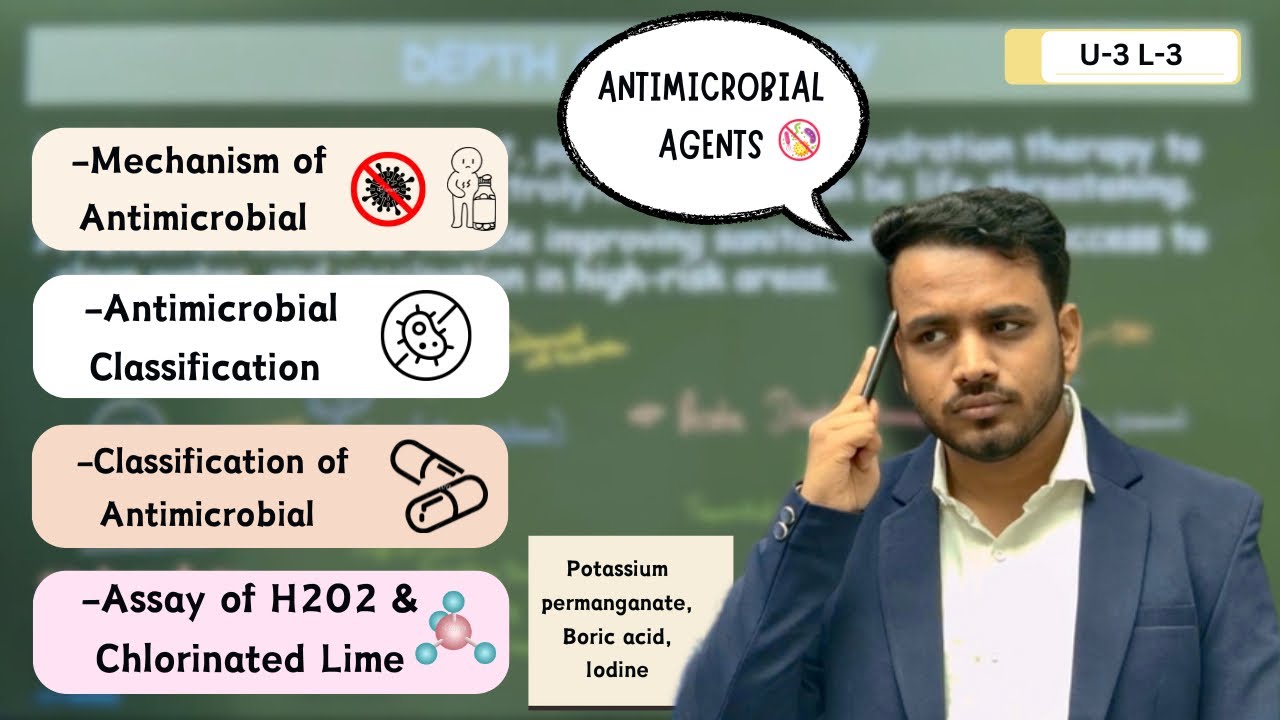 Antimicrobial agents | Mechanism of action of Antimicrobials | Classification of antimicrobial