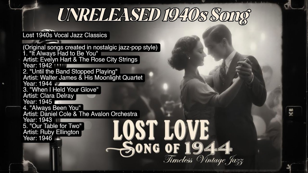 The Lost Love Songs of the 1940s|Timeless Vintage Ballads That Never Released(REAL FOUND RECORDINGS)