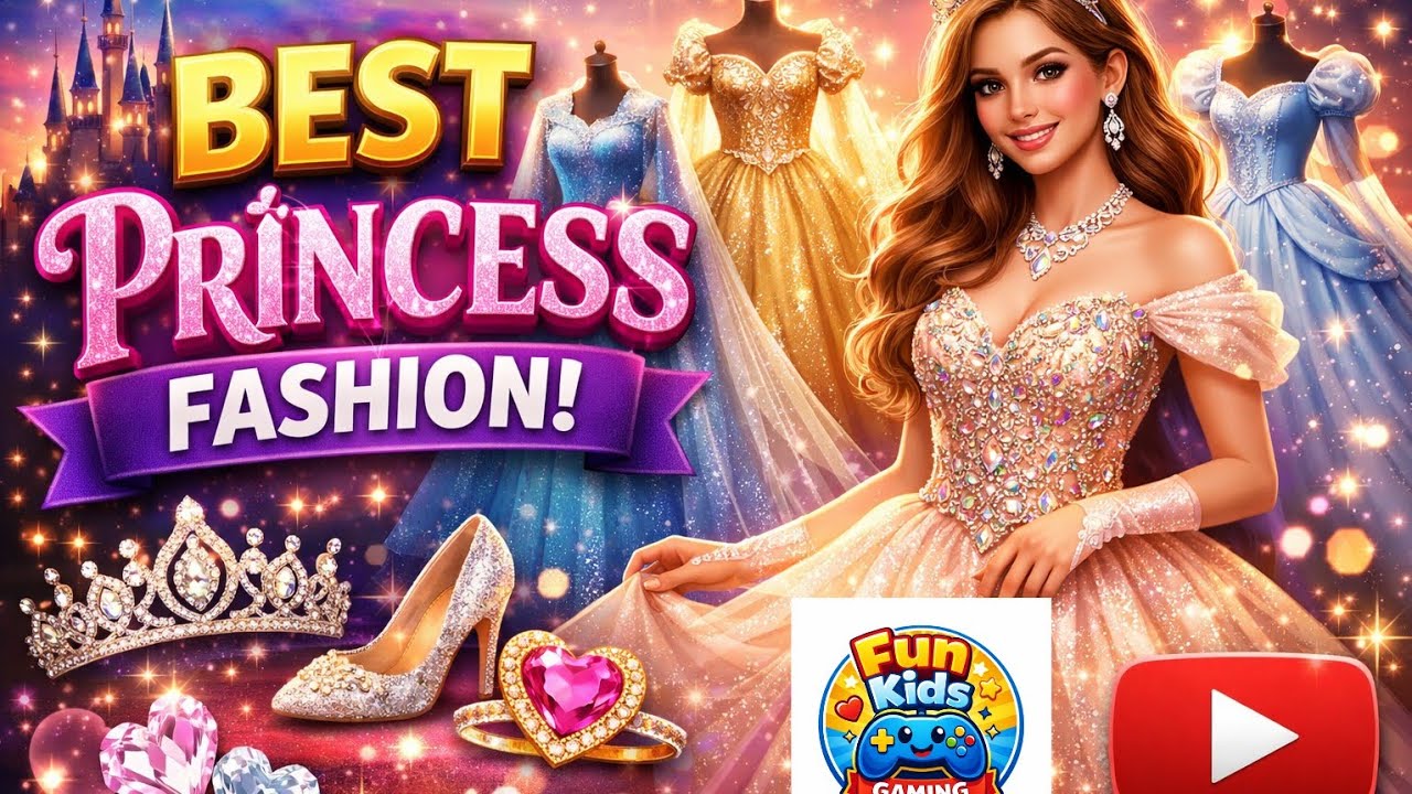 👑 Princess Dress Up & Makeup Game for Kids | Royal Fashion Show