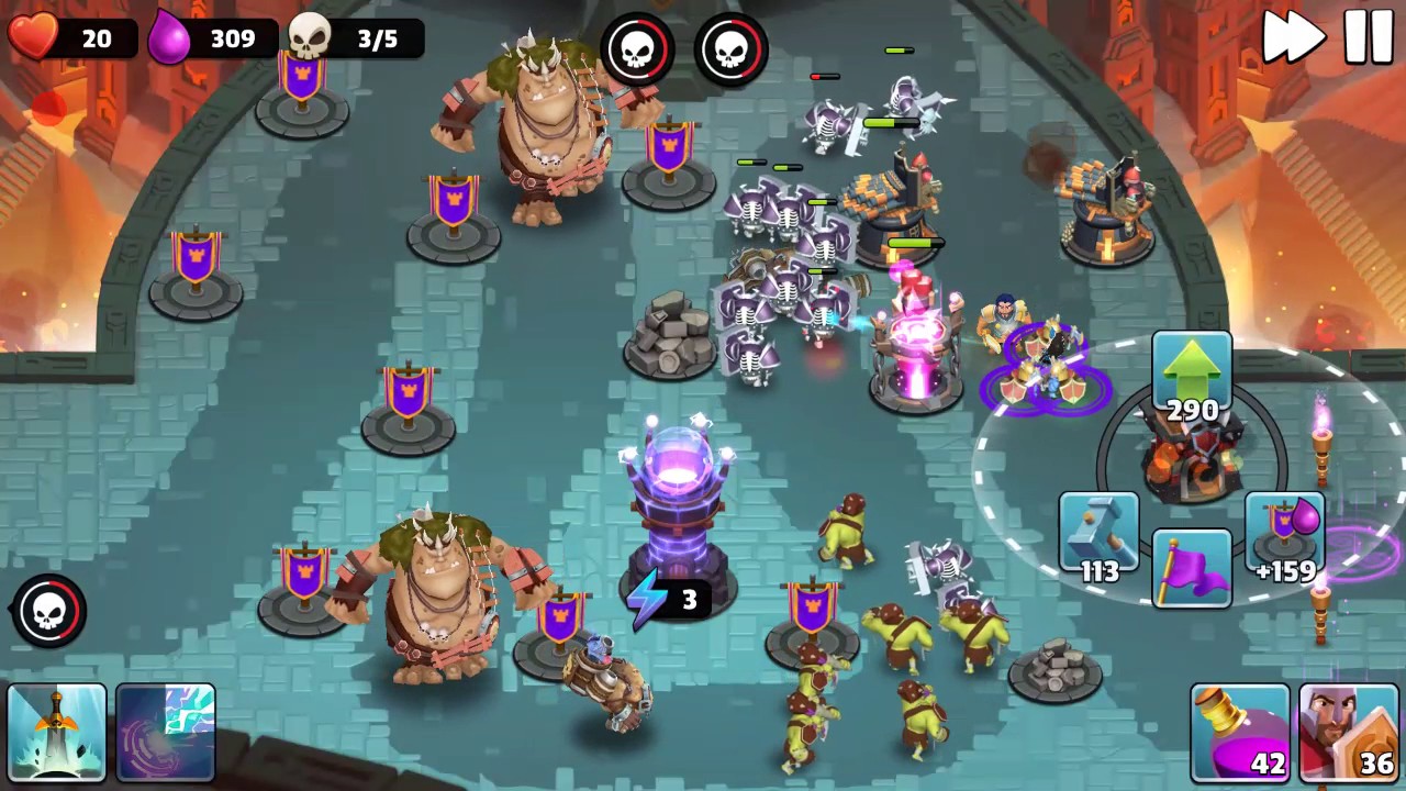 Castle Creeps TD - Chapter 15 Level 60-Stand Your Ground 3 Stars