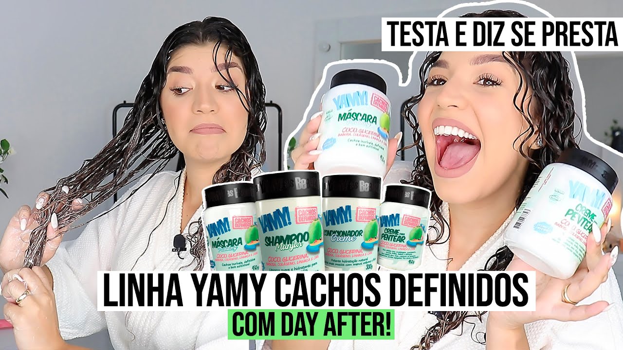 TESTA E DIZ SE PRESTA: LINHA YAMY CACHOS DEFINIDOS por Jessica Melo