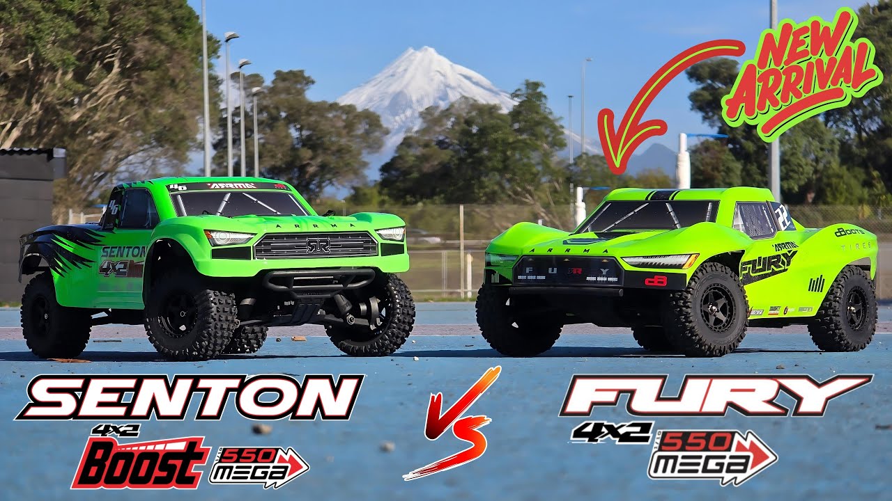 ARRMA FURY Mega 550 против Senton Mega BOOST &mdash; какая недорогая радиоуправляемая модель SCT лучше?