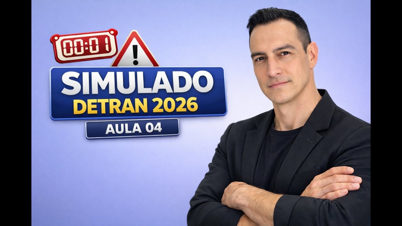 Simulado Detran Oficial 2026 - Aula 4
