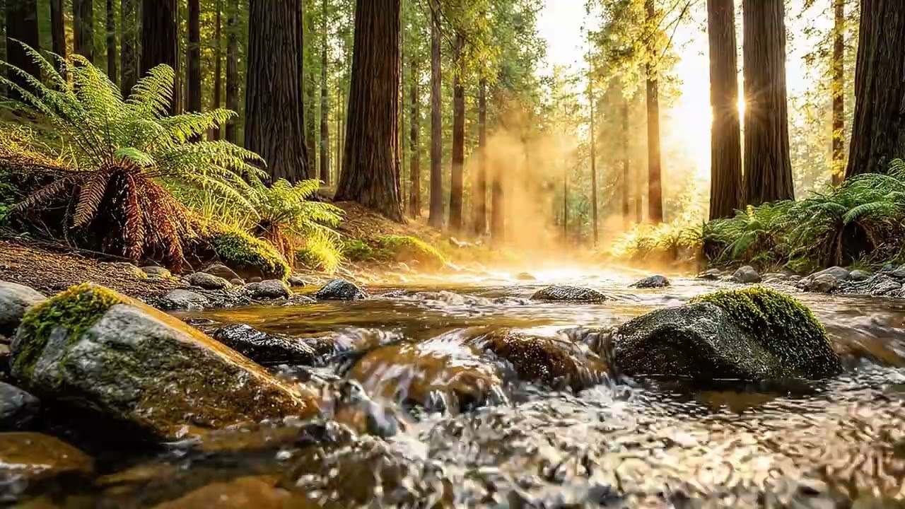 Calm Forest & River Sounds for Focus, Study & Relax | Focus / Study / Relax (Nature Ambience)