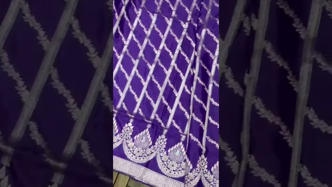 Pure mashru silk  cloth scalp border self zari design blouse by & kf fashions subscribe