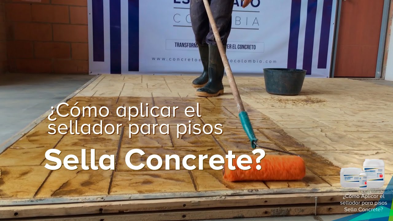 ¿Cómo aplicar el sellador para pisos Sella Concrete?